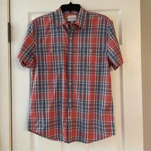 Lucky Brand Men’s Button Up Collared Shirt NWT Sz M